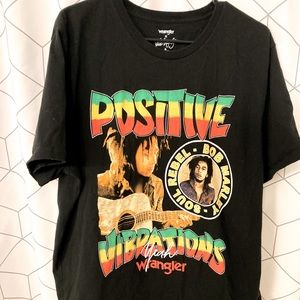 Wrangler x Bob Marley tee